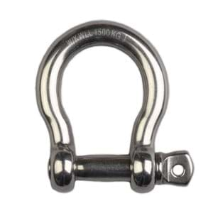 STAINLESS DEE SHACKLE / สเก็น กลมจีน