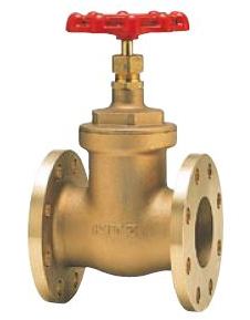 ประตูนำ้ Bronze หน้าแปลน 10K / Gate valve Bronze Flange 150 P 10K Kitz